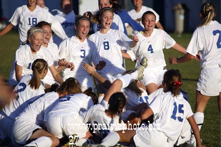 This image is from a late season victory over Lake City High School.